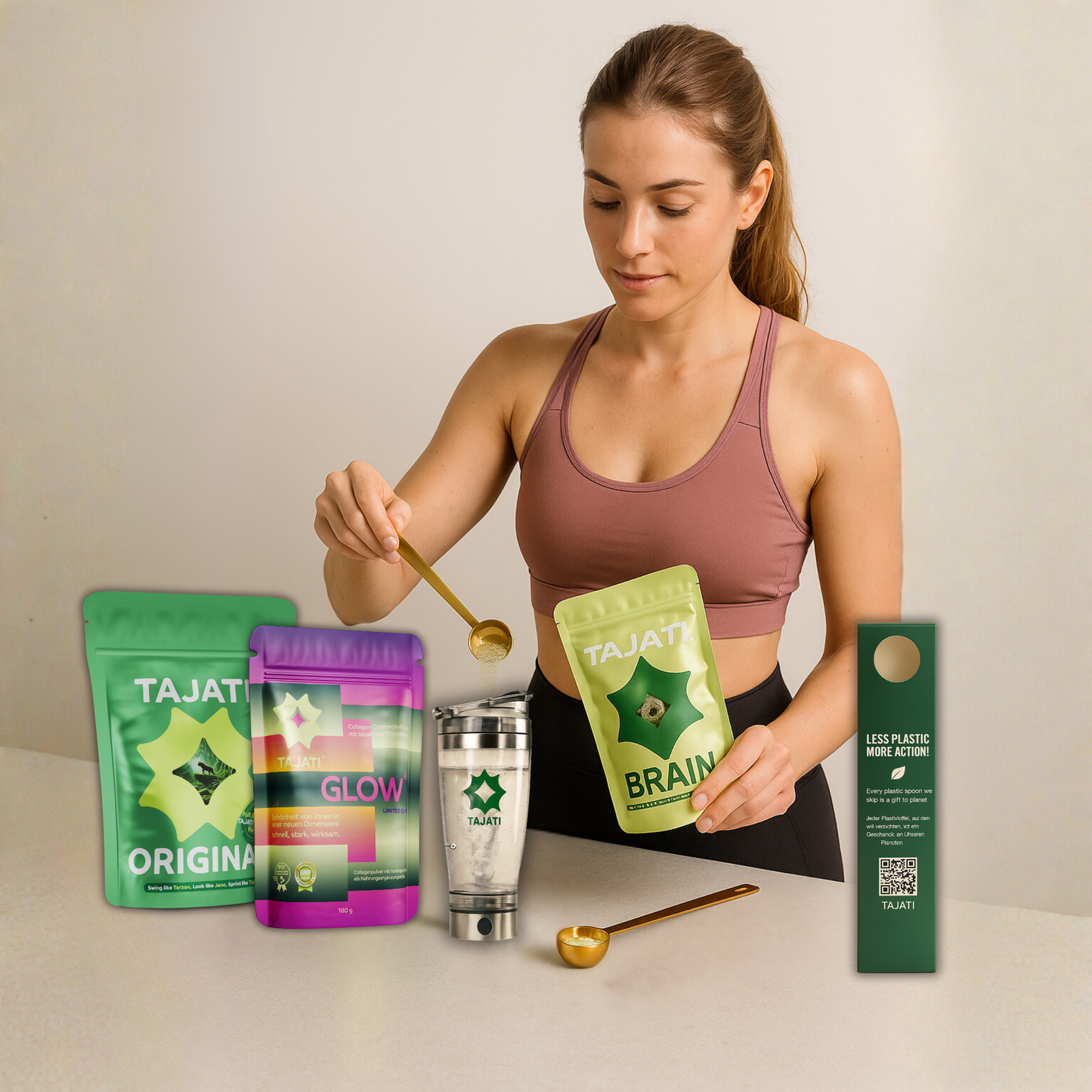 TAJATI® Roségold-Messlöffel