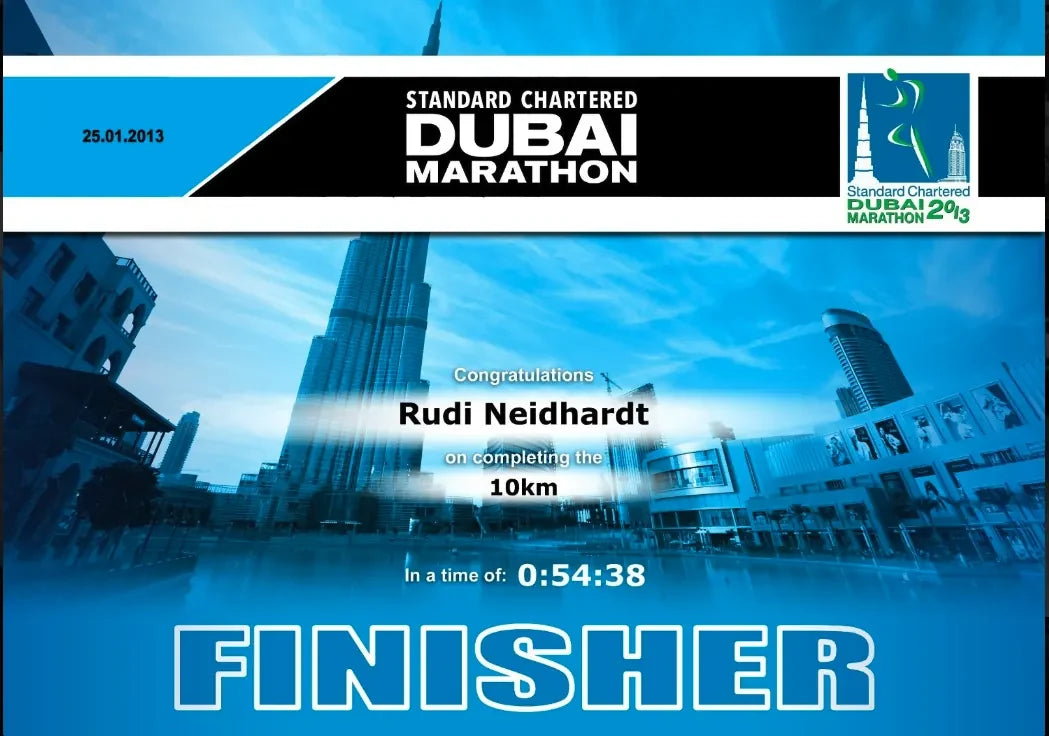 Dubai Marathon 2013 10 km 54:38
