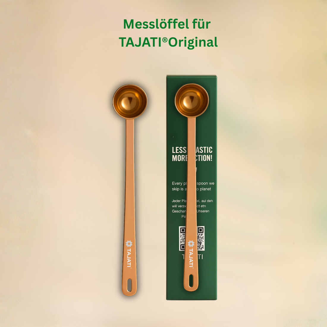 TAJATI® Roségold-Messlöffel für die tägliche Supplement-Routine