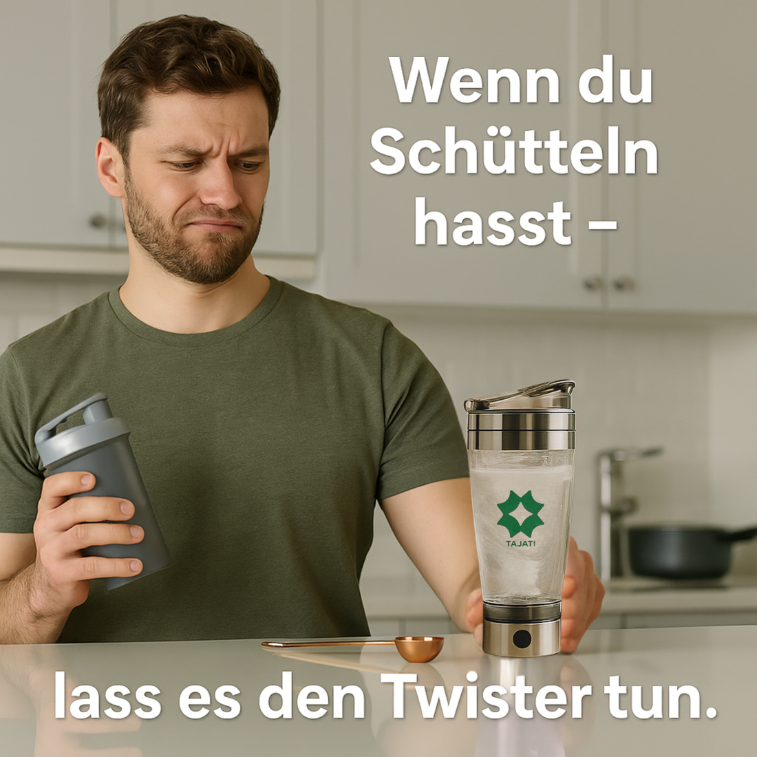 TAJATI® Twister elektrischer Shaker im Einsatz