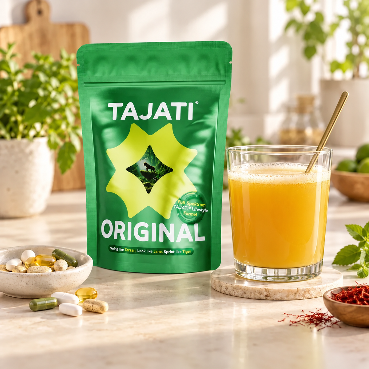 TAJATI ORIGINAL, alles was du brauchst in einem Glas