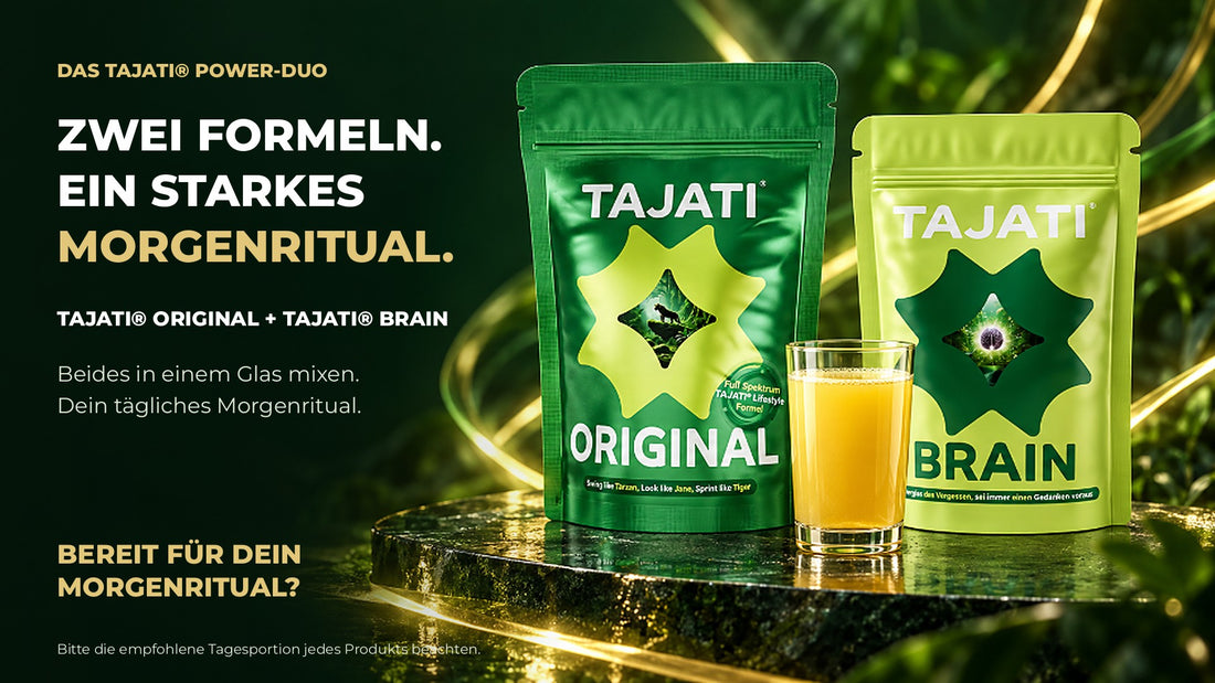 TAJATI® Power-Duo: ORIGINAL + BRAIN – zwei Formeln, ein Morgenritual